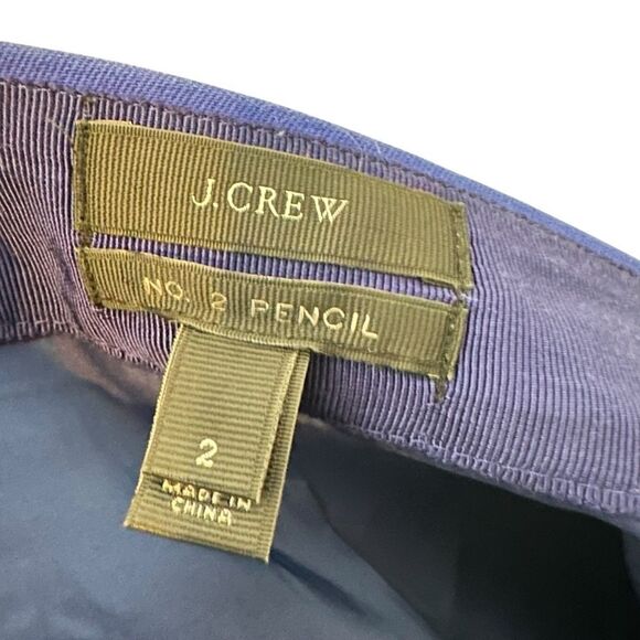 J Crew Royal Blue # 2 Pencil Skirt | Size 2 - Picture 5 of 6